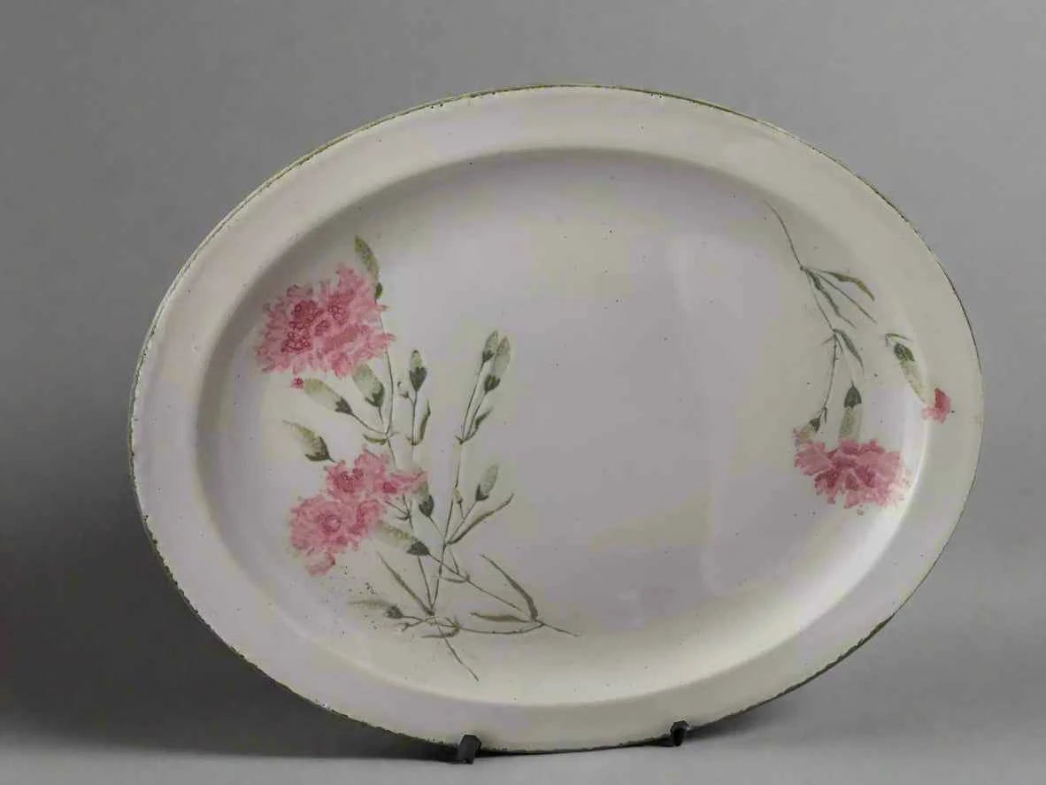 Midwinter Stonehenge Invitation Carnation 13 1/2" Platter Rare - Helsby Vintage