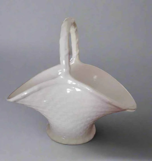 Minton's Basket Staffordshire Salt Glaze Vintage - Helsby Vintage