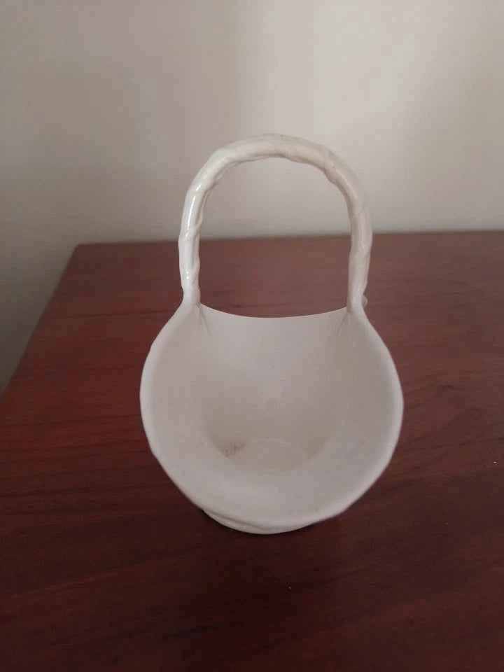 Minton's Basket Staffordshire Salt Glaze Vintage - Helsby Vintage