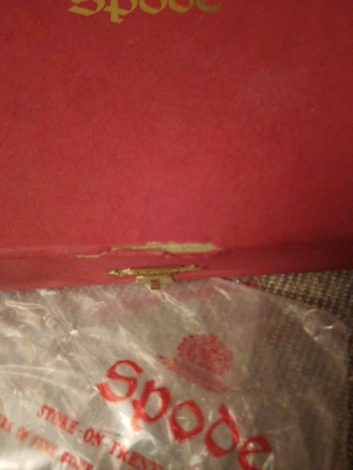 Spode Iris Sphaerolobium Stafford Flowers No 1 Plate 9.25" 23.5cm  Original Box - Helsby Vintage