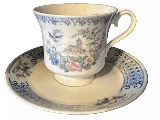 Royal Albert Songbird Set Of SIX Tea Cups And Saucers - Helsby Vintage