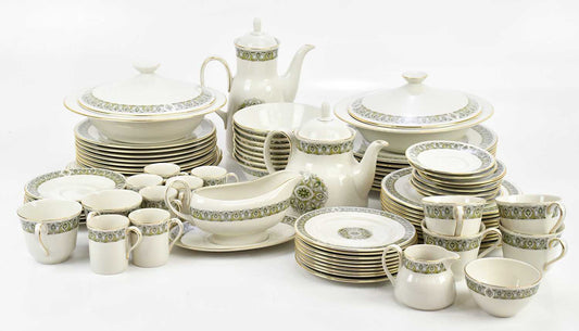 ROYAL DOULTON Celtic Jewel Dinner, Tea And Coffee Service Rare - Helsby Vintage