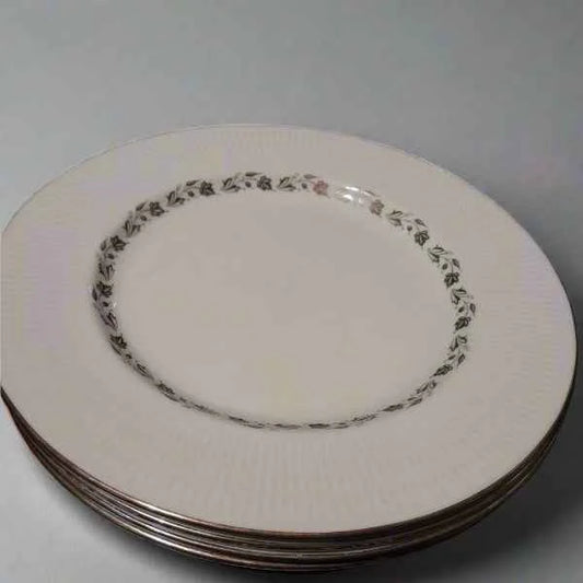 Royal Doulton Fairfax 27cm Set Of 4 Dinner Plates - Helsby Vintage