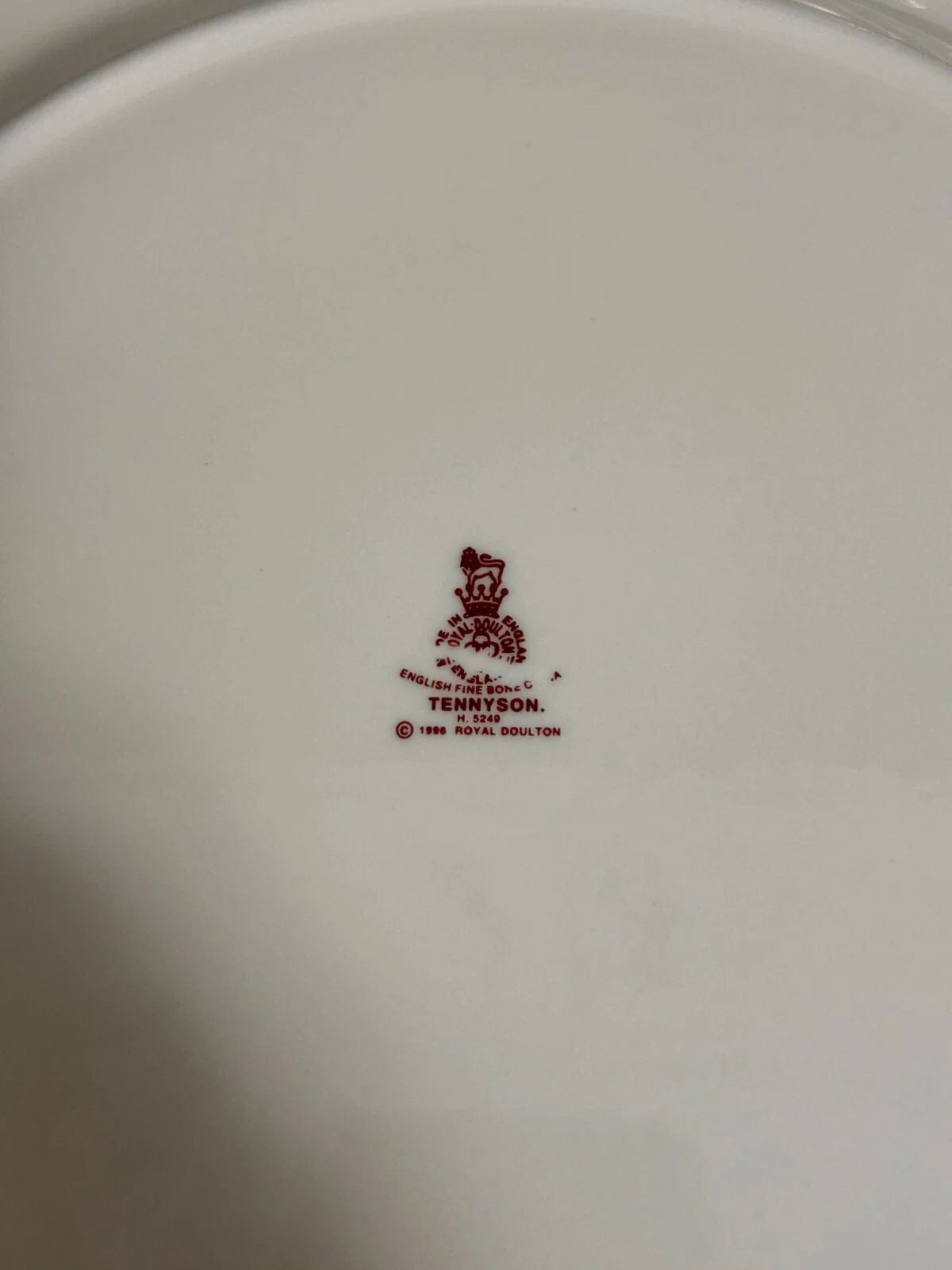 Royal Doulton TENNYSON H5249 Set Of 4 Dinner Plates 2nd Quality - Helsby Vintage