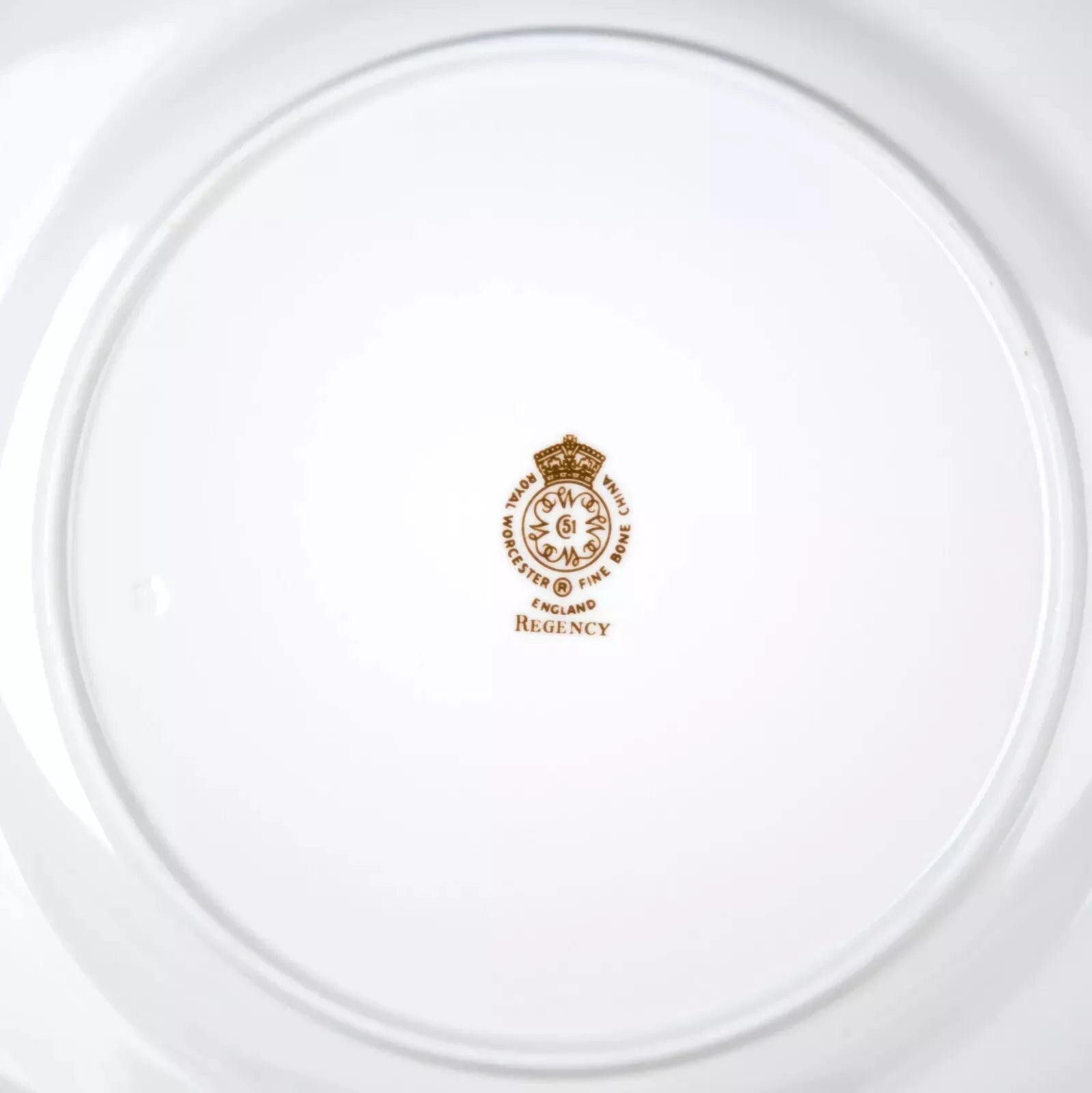 Royal Worcester Regency Cobalt Blue SET OF 8 Side Plates 6" - Helsby Vintage