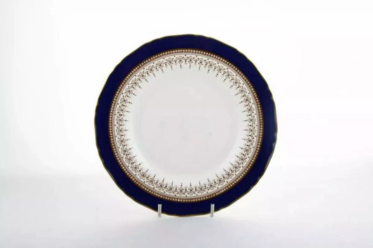 Royal Worcester Regency Blue 8" Salad Plates SET OF SIX
