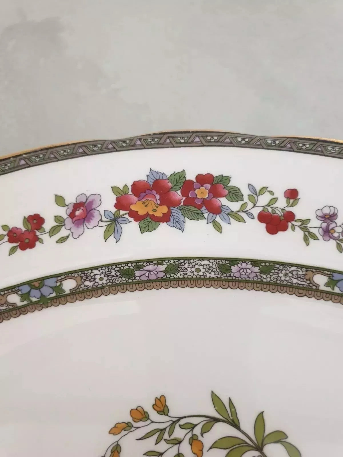 Paragon Tree of Kashmir Large Serving Platter 16"x12" Rare VINTAGE