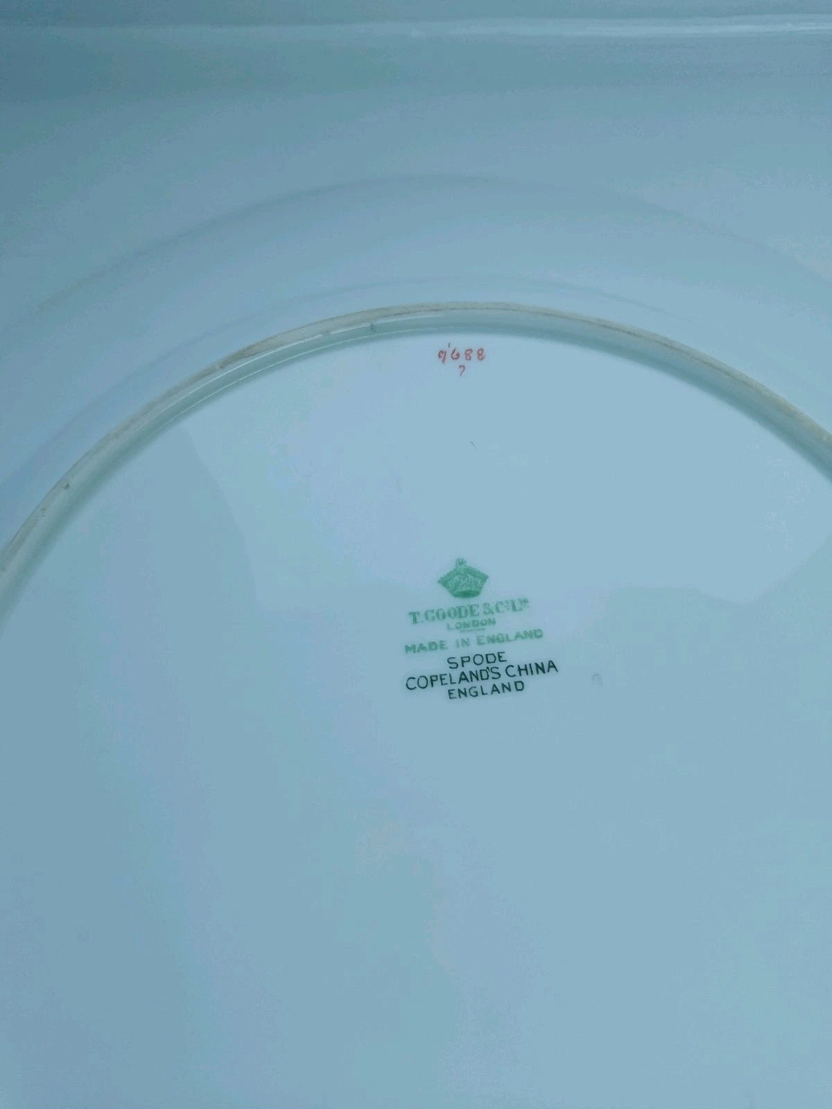 Spode Copeland Chancellor Cobalt Set of 4 Luncheon Plates Gold T Goode & Co 9688
