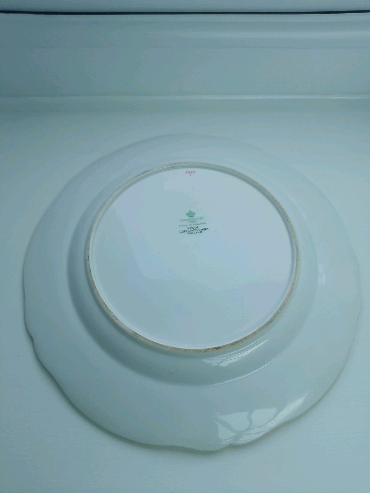 Spode Copeland Chancellor Cobalt Set of 4 Luncheon Plates Gold T Goode & Co 9688