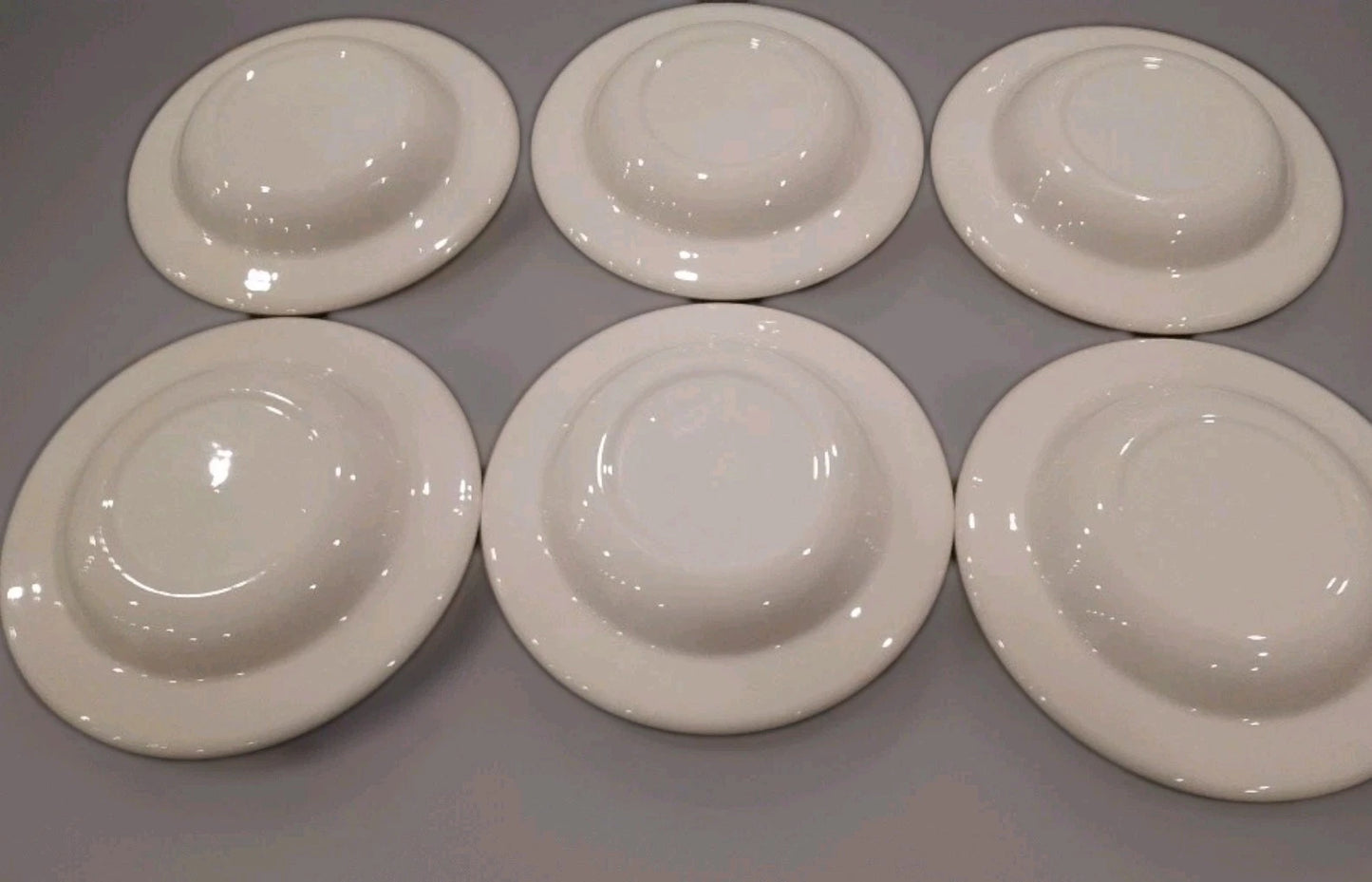 BHS Lincoln 9 Inch Rimmed Bowls X 6 RARE