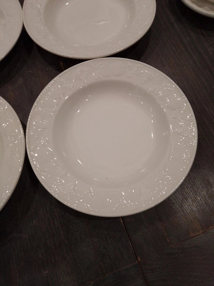 BHS Lincoln 9 Inch Rimmed Bowls X 6 RARE
