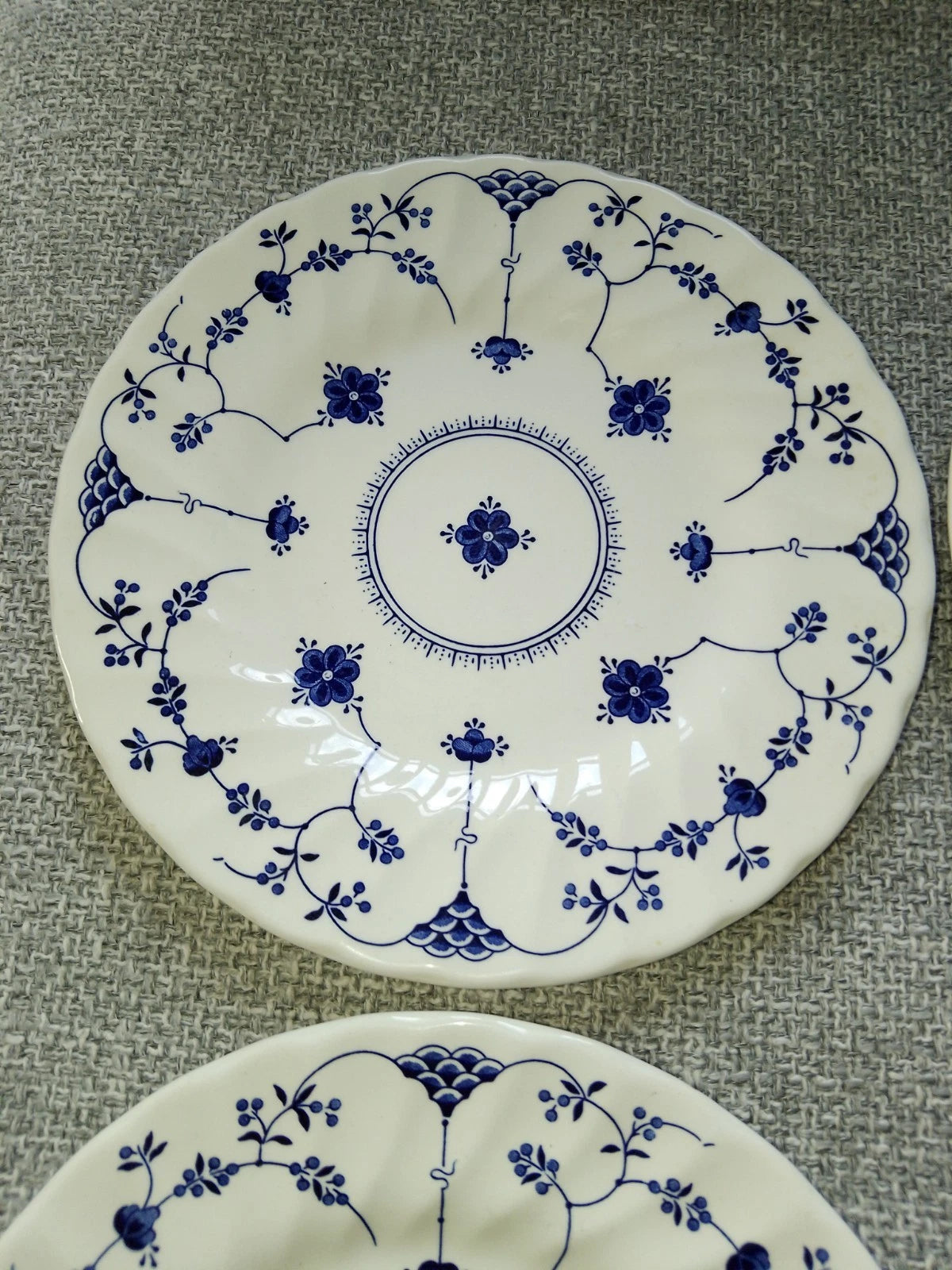 Churchill Georgian Collection Salad / Luncheon Plate x 4 - 20cm - Vintage