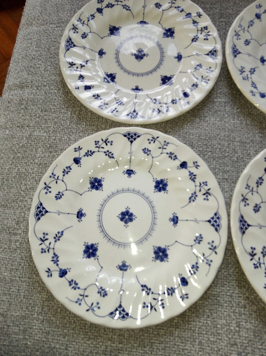 Churchill Georgian Collection Salad / Luncheon Plate x 4 - 20cm - Vintage