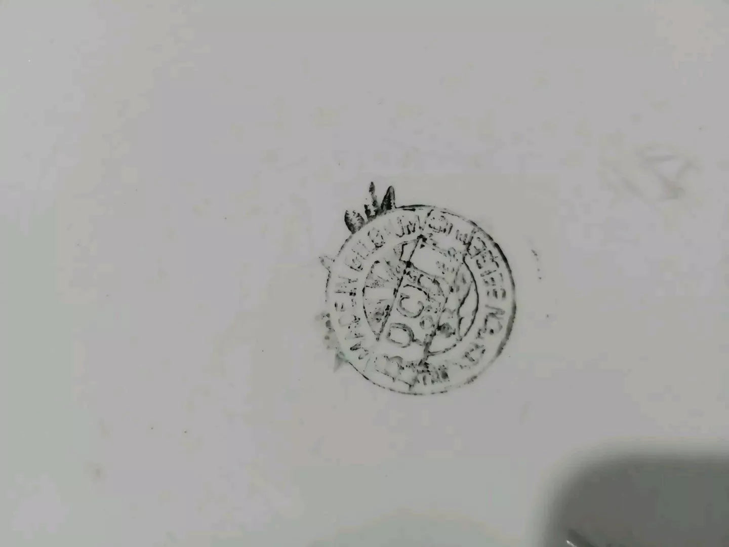 Boch Louvier Cake Plate Made In Belgium RARE