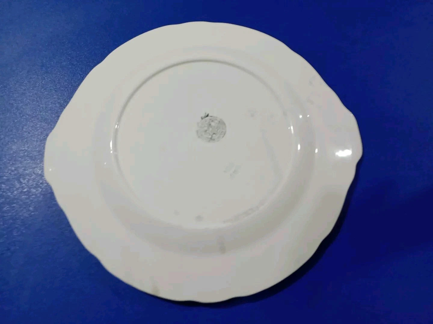 Boch Louvier Cake Plate Made In Belgium RARE