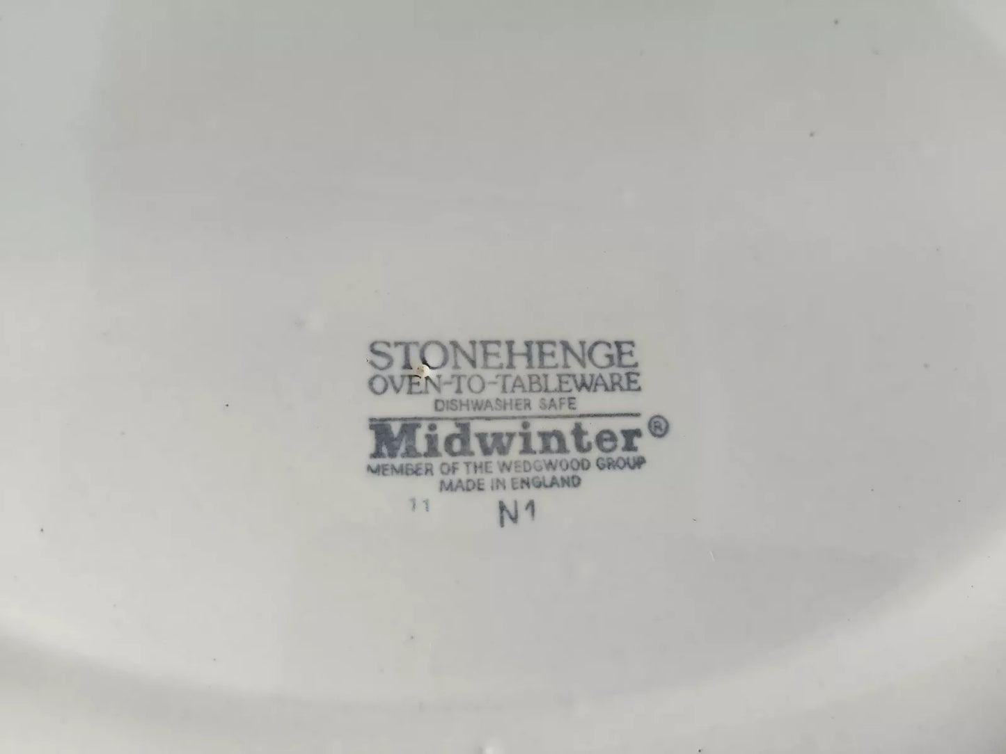 Midwinter Stonehenge Invitation Carnation 13 1/2" Platter Oven to Tableware RARE