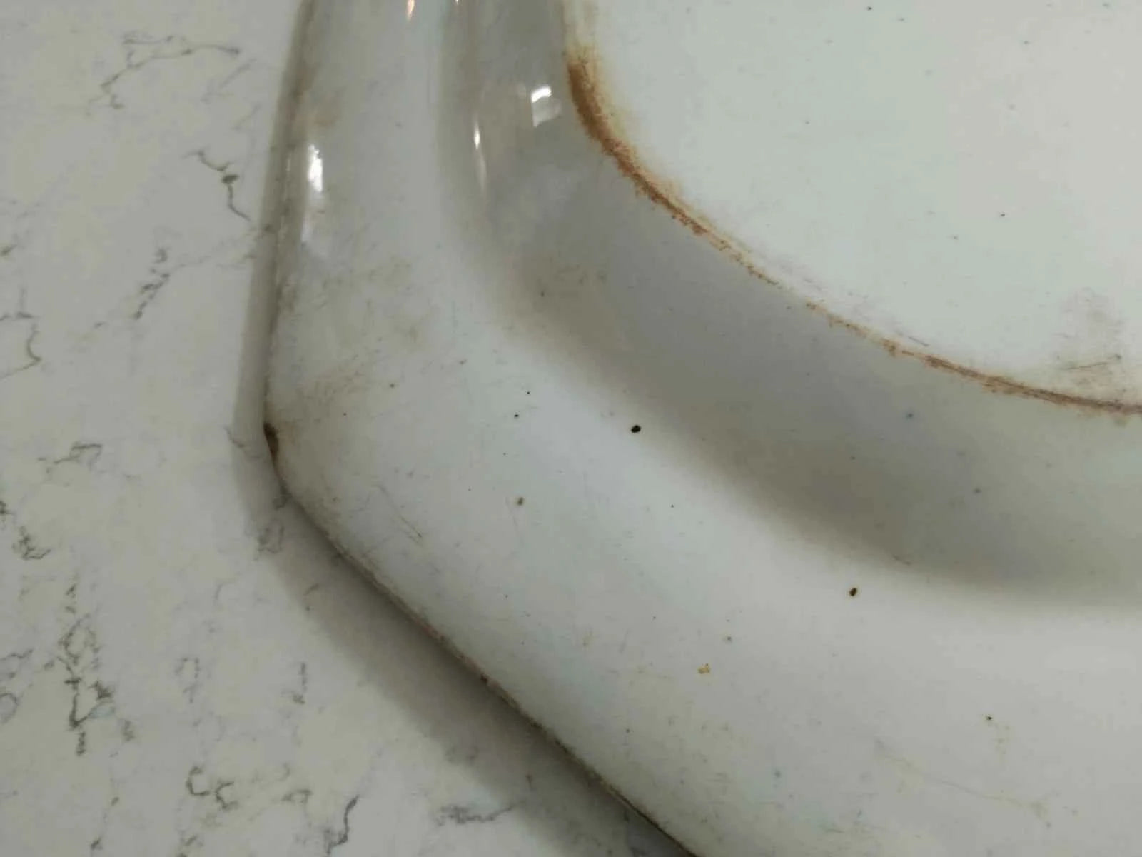 John Maddock Flow Blue Hindustan Ironstone Platter England Made Pre 1855 16"