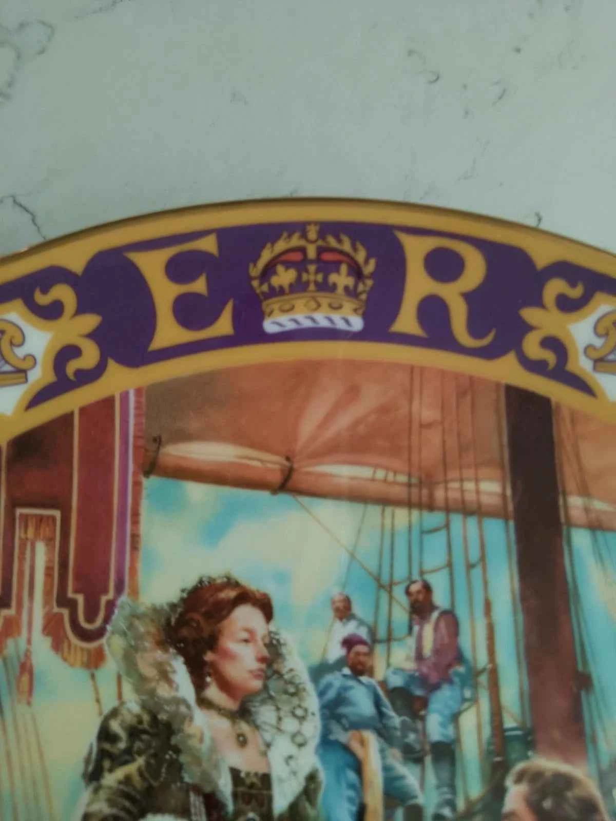 Royal Doulton Elizabeth I Knighting Sir Francis Drake Plate 1993 603/3000 COA