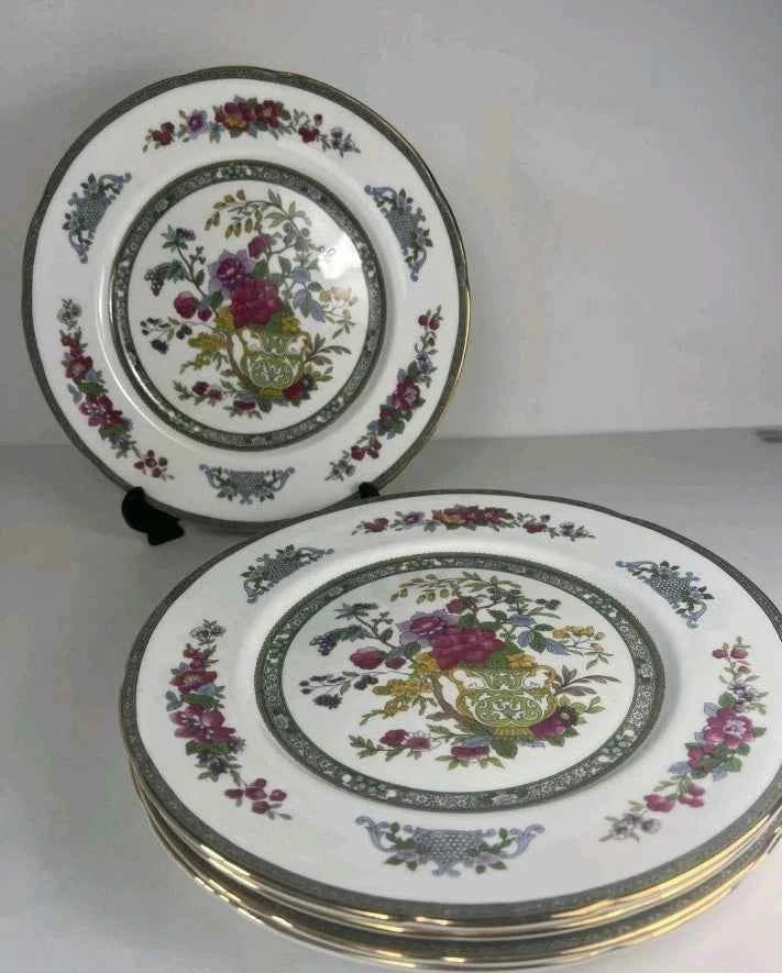 4 x Paragon - Tree Of Kashmir - Dinner Plates 27cm Appear New And Unused