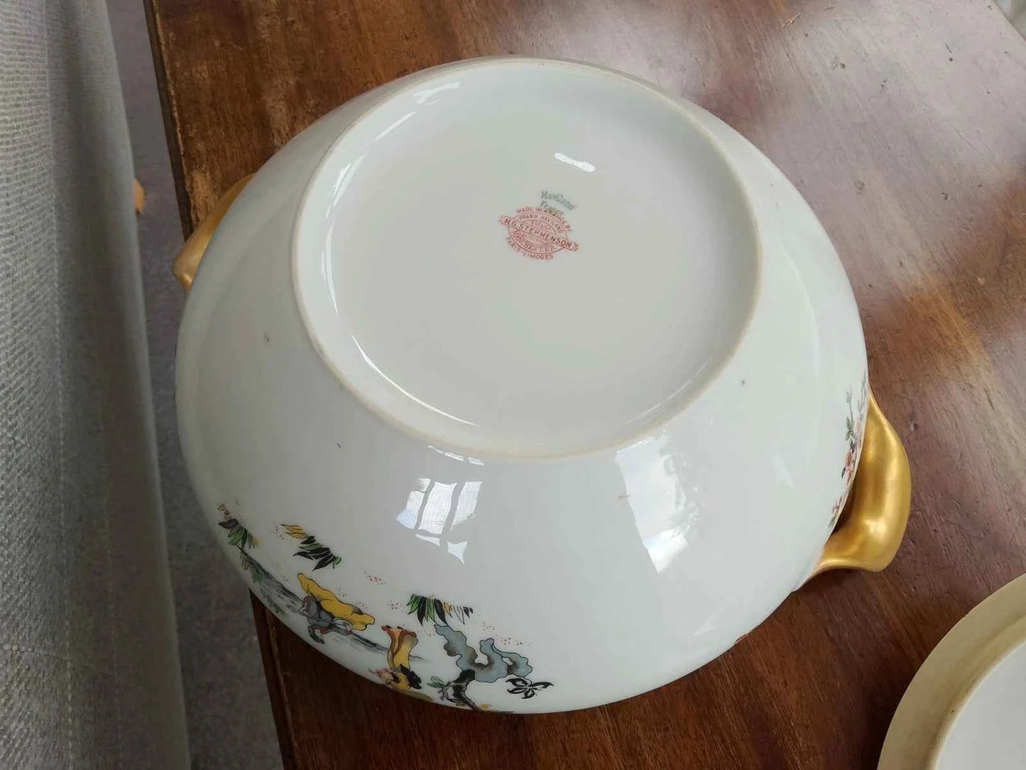 Frank Haviland Limoges Large Soup Tureen Geisha Chinese Oriental Beautiful