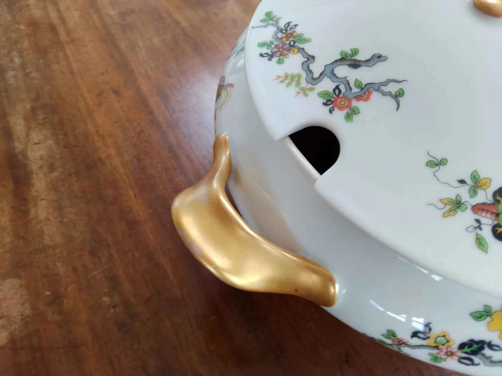 Frank Haviland Limoges Large Soup Tureen Geisha Chinese Oriental Beautiful