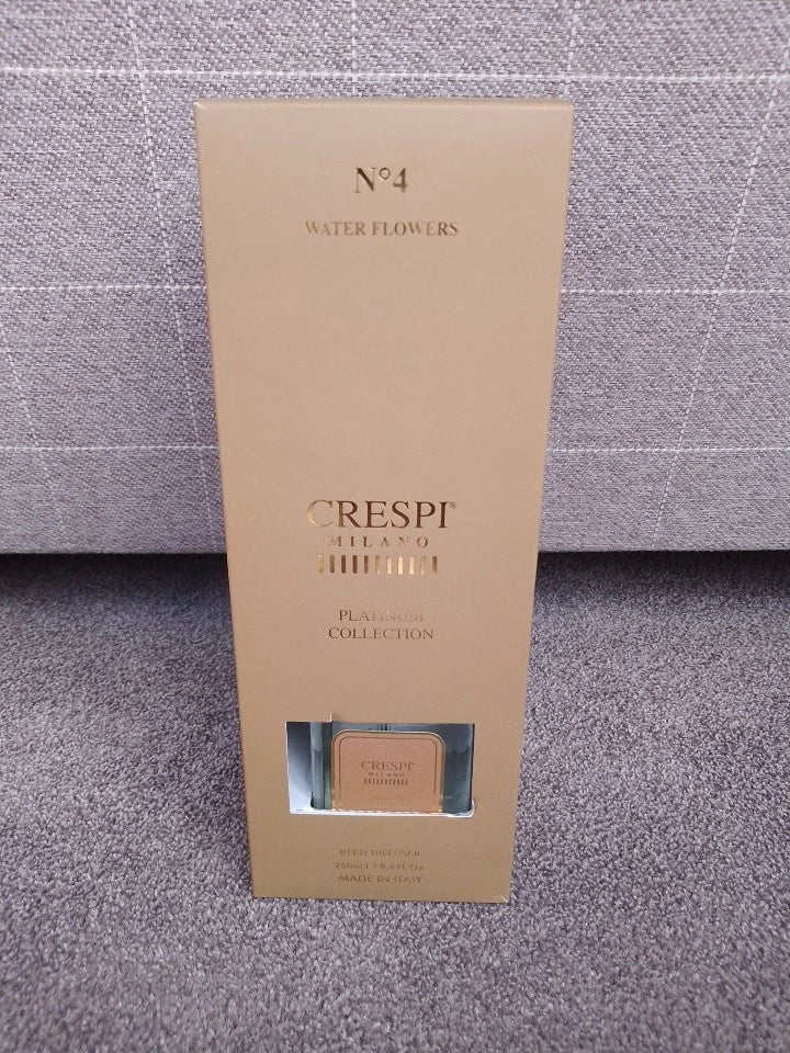NEW Crespi Milano Platinum Collection No.4 Water Flowers Reed Diffuser 250ml