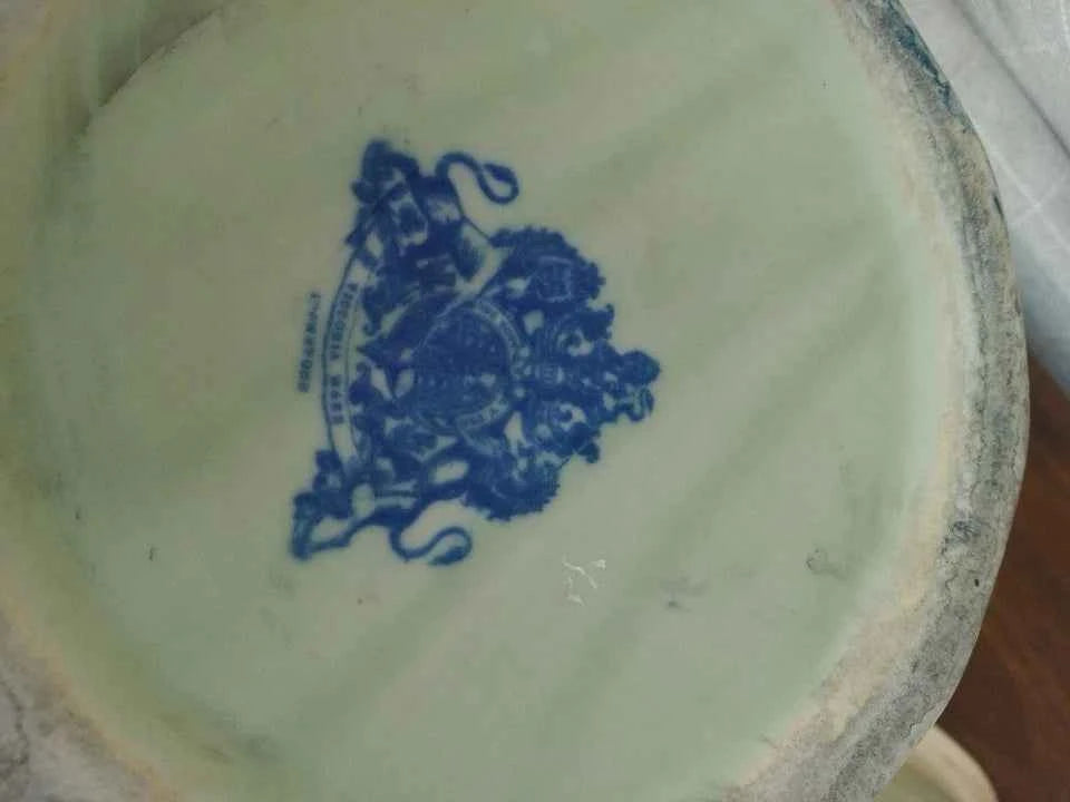 Victoria Ware Vintage Flow Blue & White Ironstone Fruit Chiller
