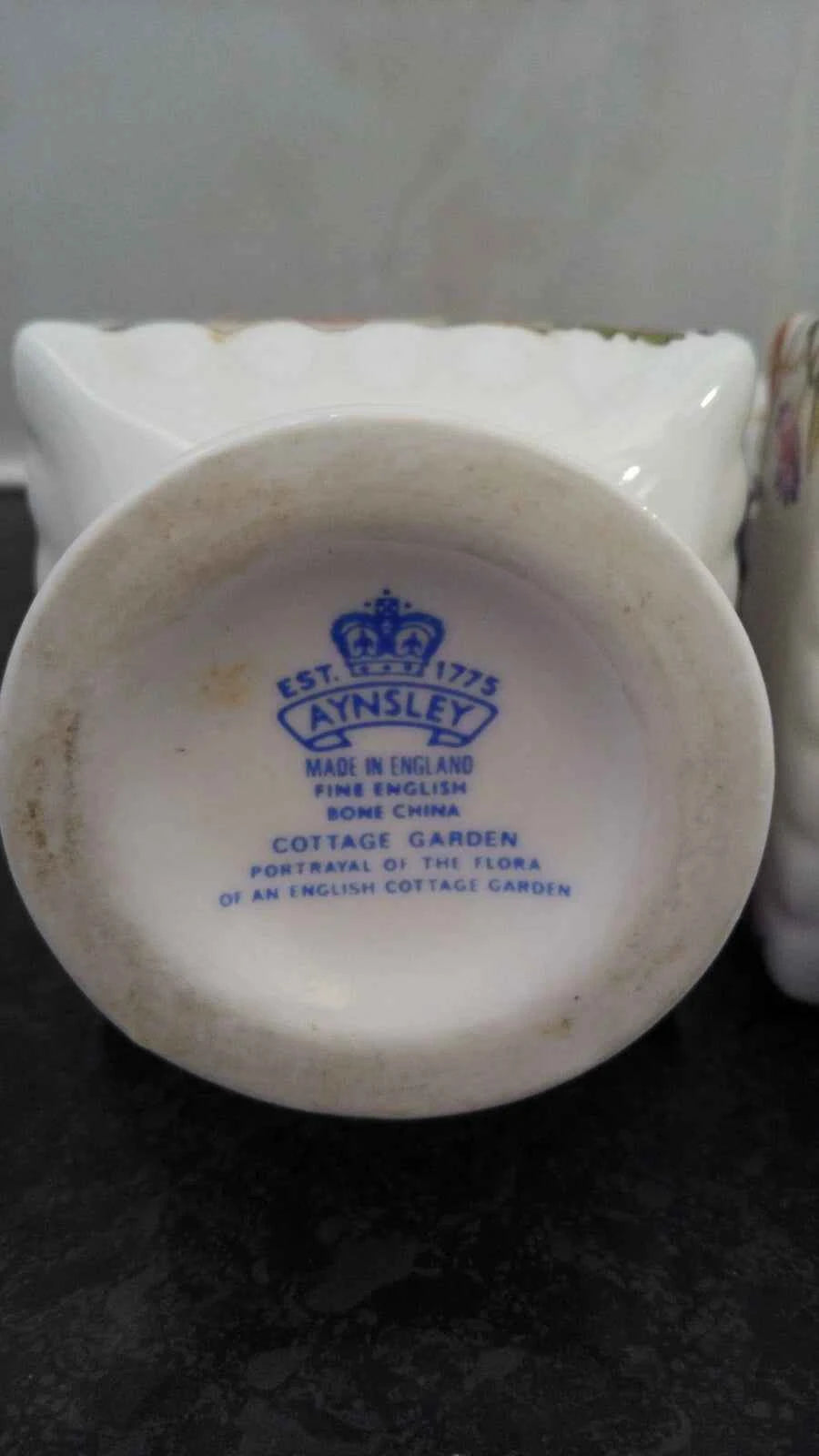 Aynsley Cottage Garden Square Single Stem Bud Vase