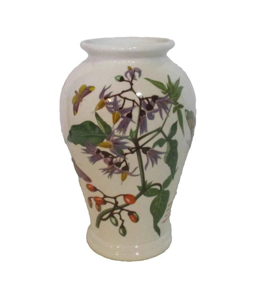 Portmeirion The Botanic Garden Vase Woody Nightshade 1972 16.5cm 7" Tall VGC
