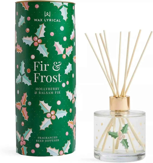 NEW WAX LYRICAL Reed Diffuser Fir & Frost BOXED 200ml bottle HollyBerry & Balsam Fir