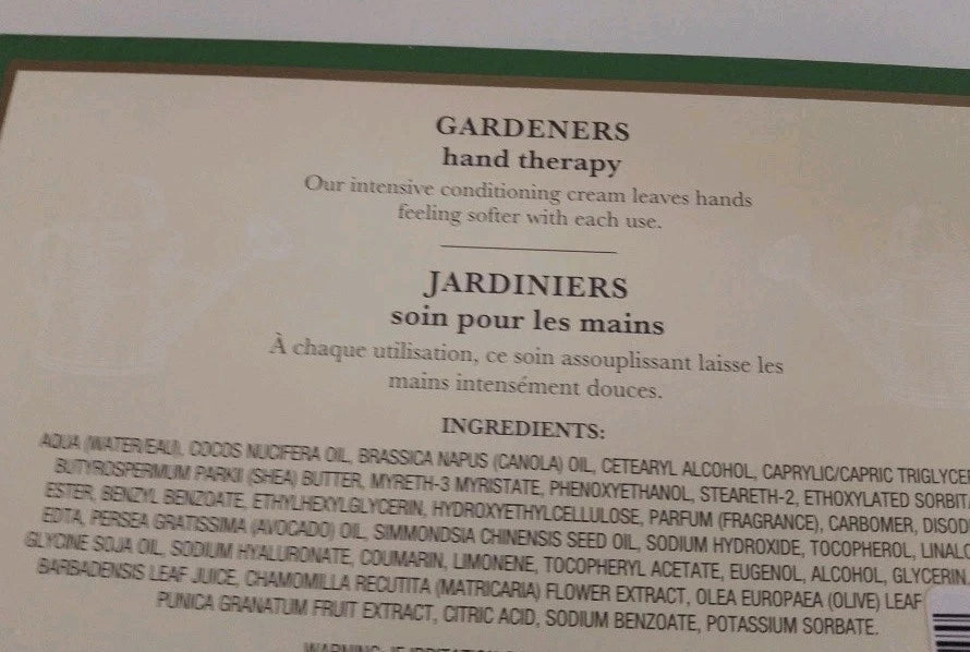 NEW Crabtree & Evelyn Gardeners Hand Therapy Gift Set 4x 25g Ideal Gift
