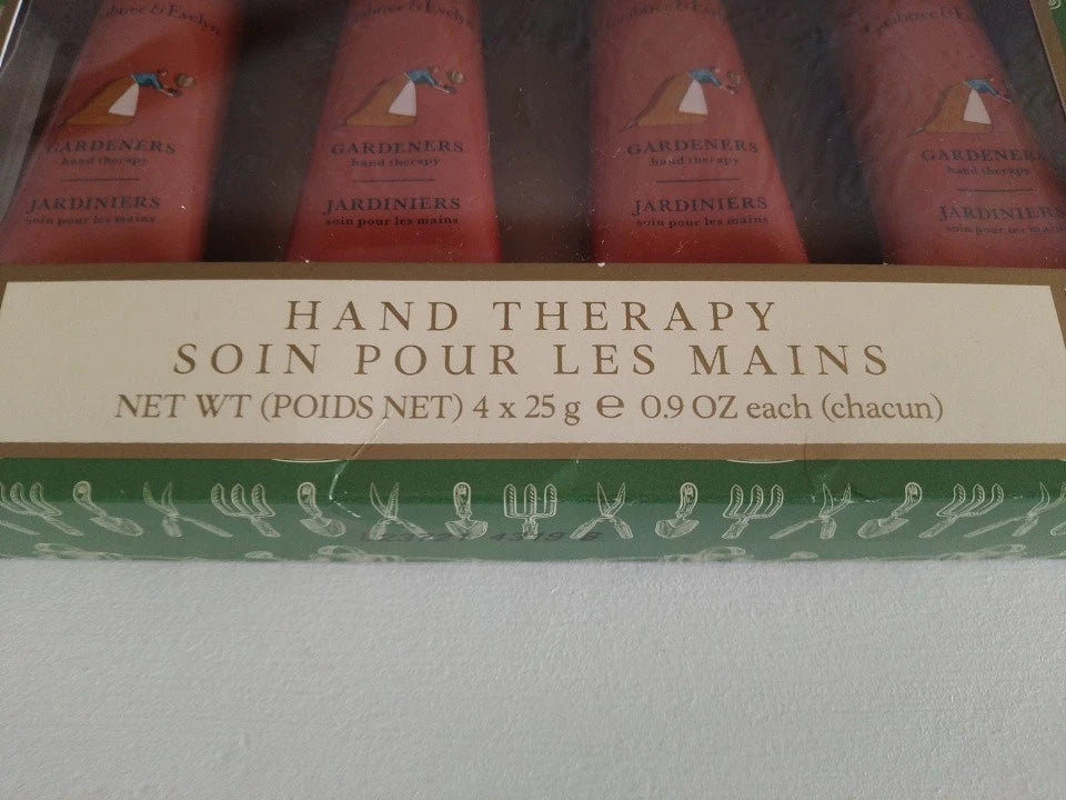 NEW Crabtree & Evelyn Gardeners Hand Therapy Gift Set 4x 25g Ideal Gift