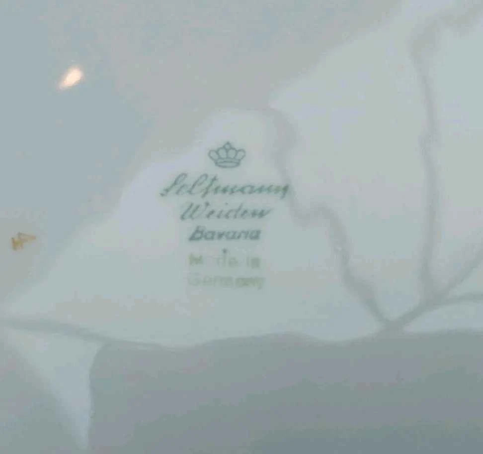 6 x Seltmann Weiden Liane Floral & Butterfly Bavaria 17cm Side Plates W Germany