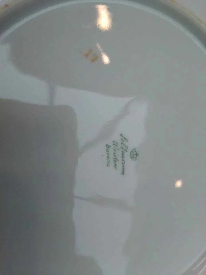 5 x Seltmann Weiden Liane Floral & Butterfly Bavaria 20cm Salad Plates W Germany