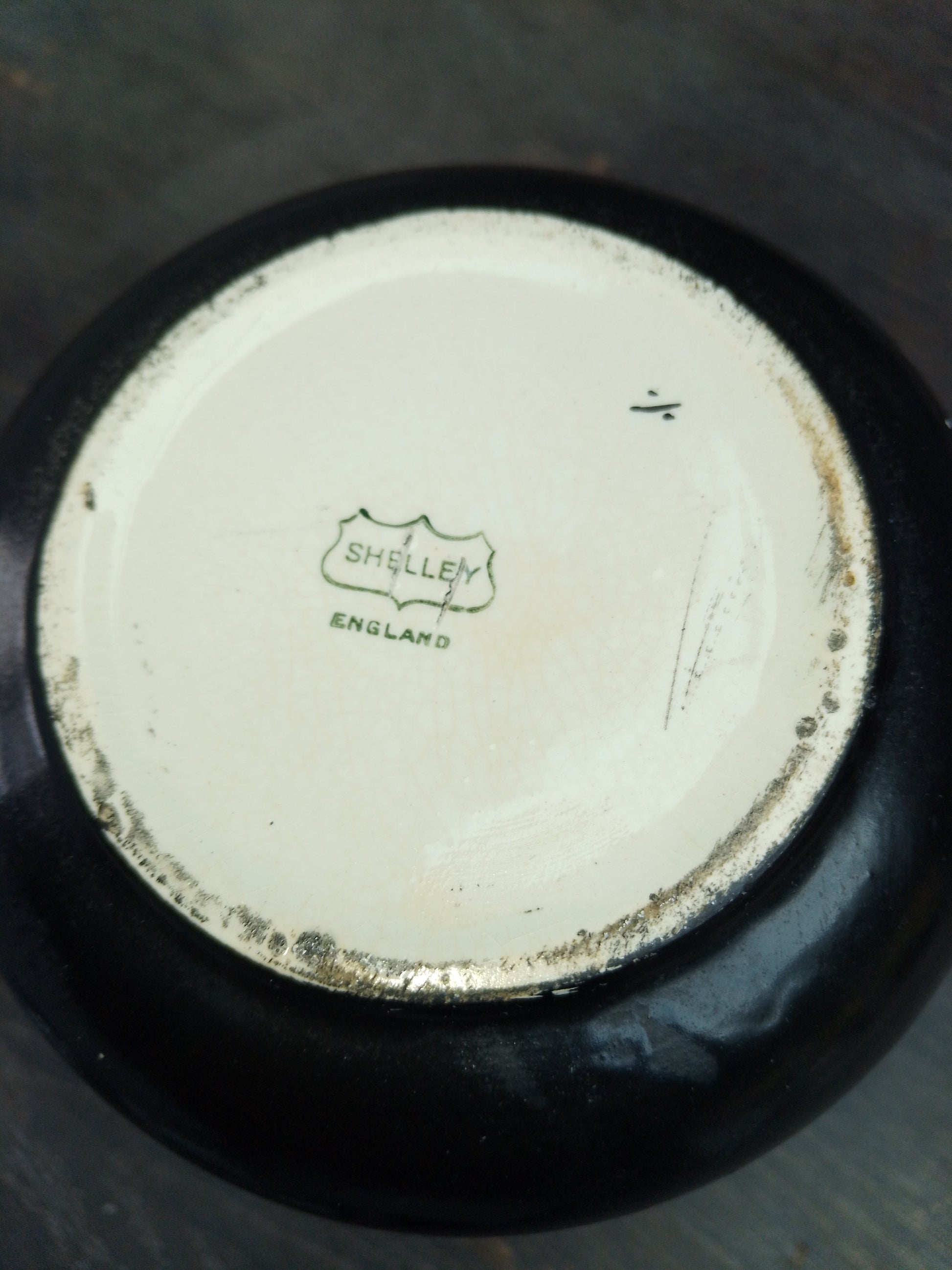 Shelley Art Deco Antique Rose Pattern Bud Vase - Helsby Vintage