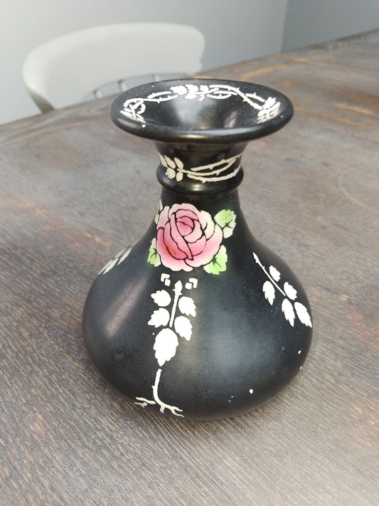 Shelley Art Deco Antique Rose Pattern Bud Vase - Helsby Vintage