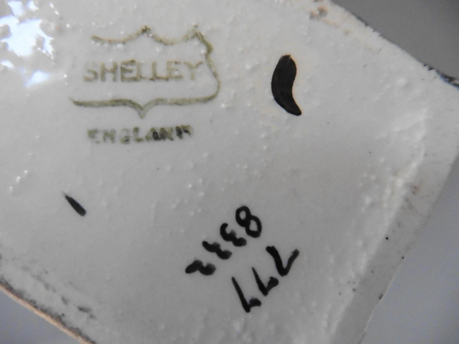 Vintage Shelley Black Celtic Bud Vase Rare Collectable - Helsby Vintage