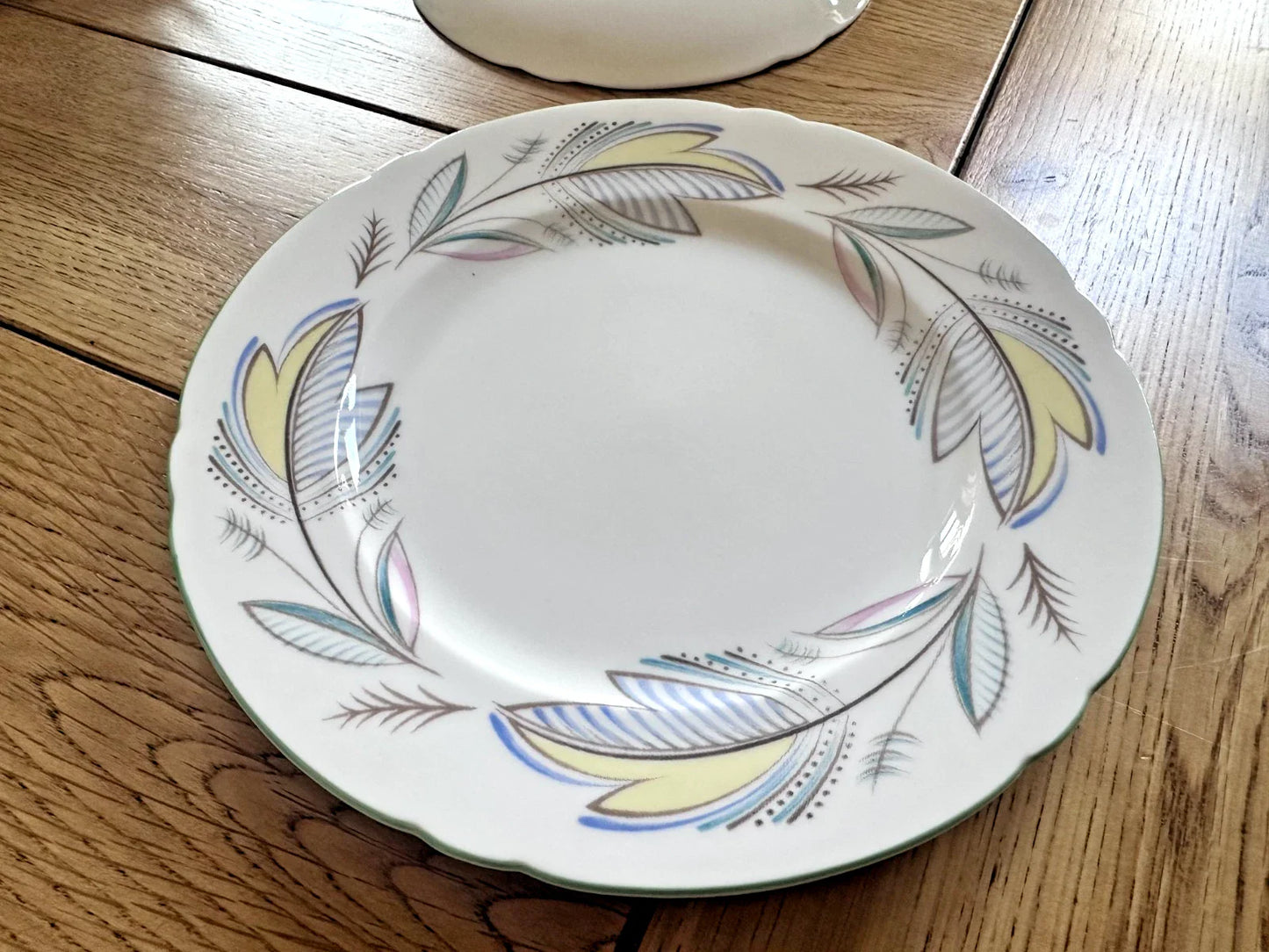 Shelley Caprice 21 Piece Fine Bone China Tea Set Rare - Helsby Vintage