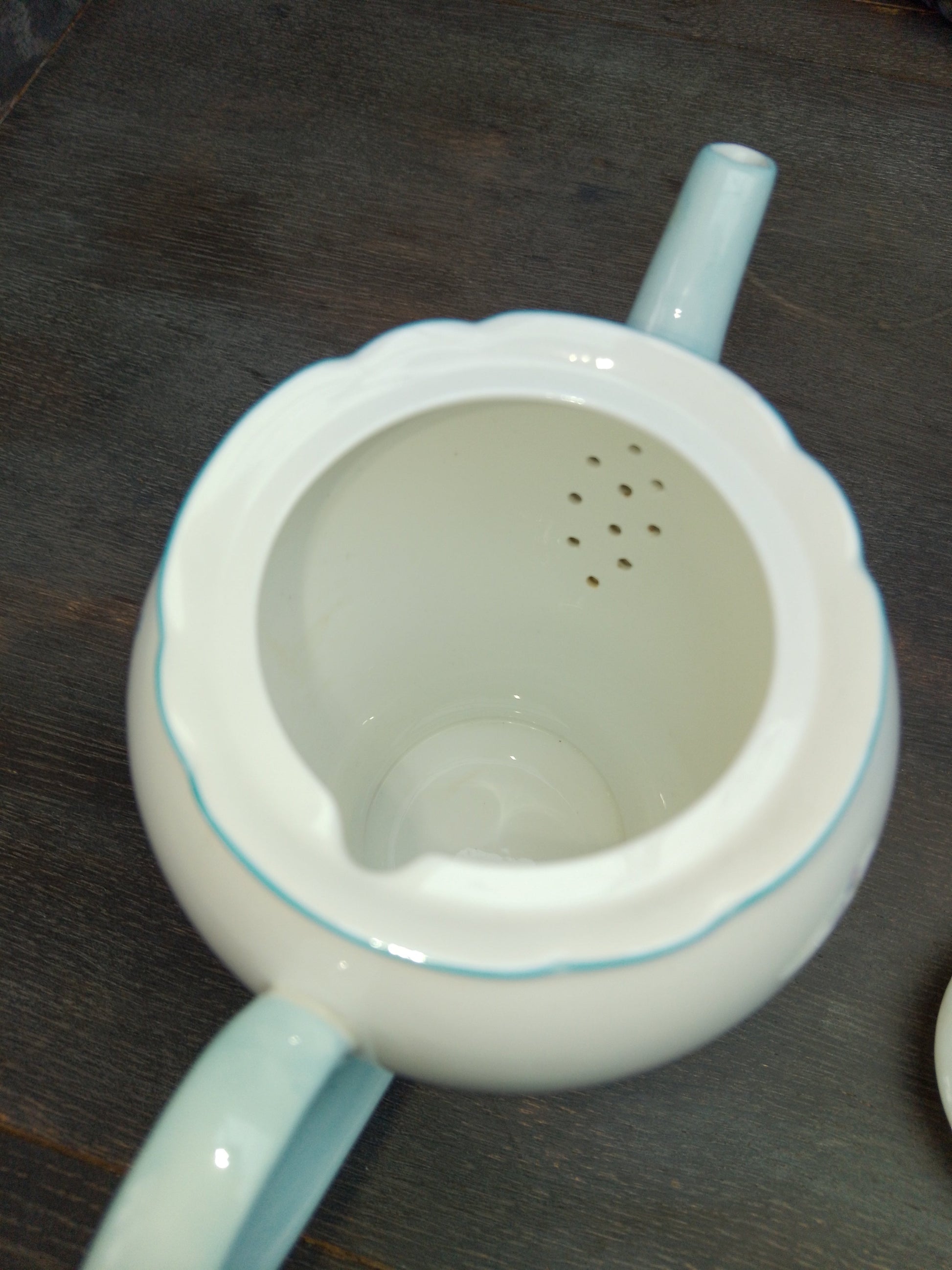 Shelley Wild Flowers Coffee Pot Excellent Condition - Helsby Vintage