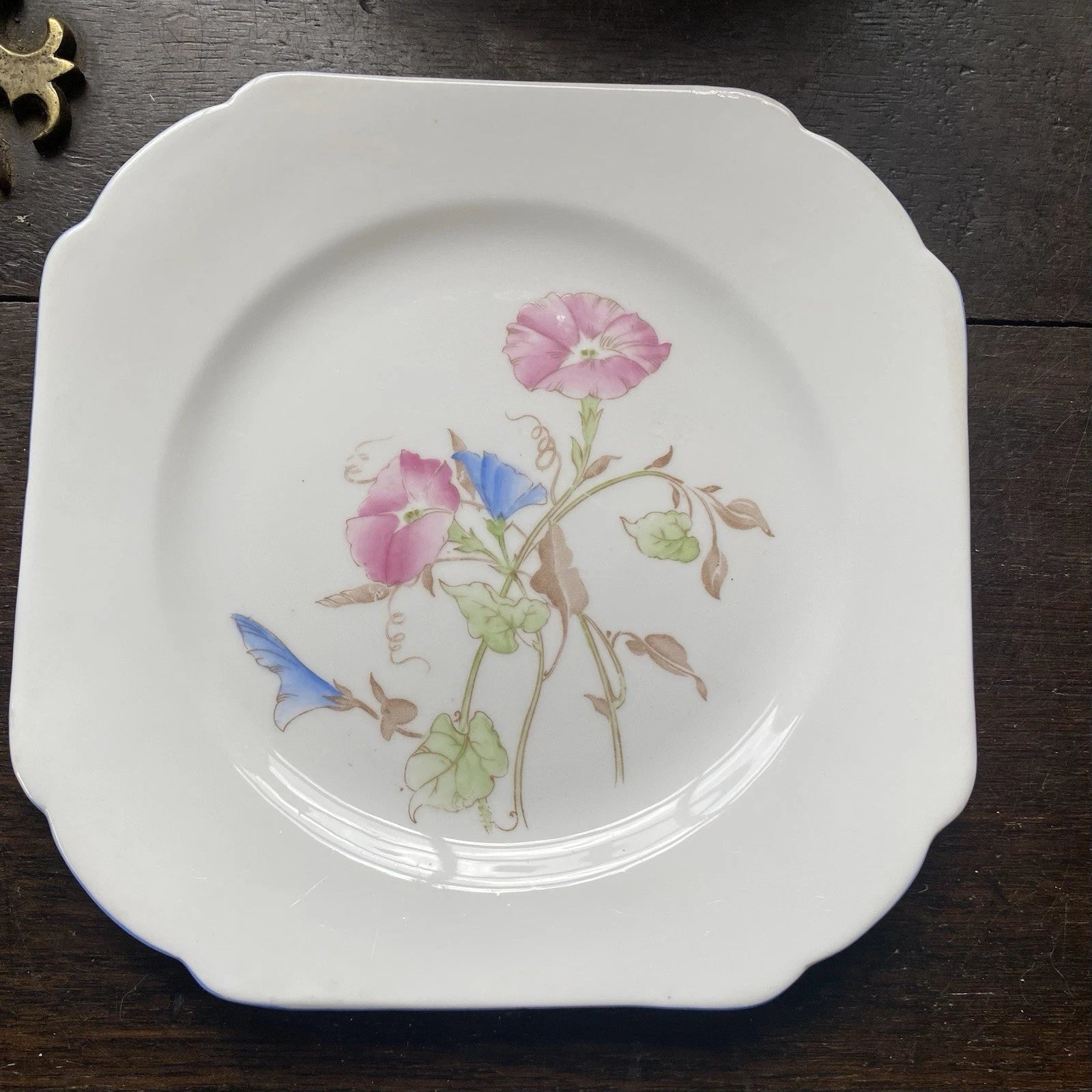 Shelley Vintage Set of Six Side Plates Rare Pattern - Helsby Vintage