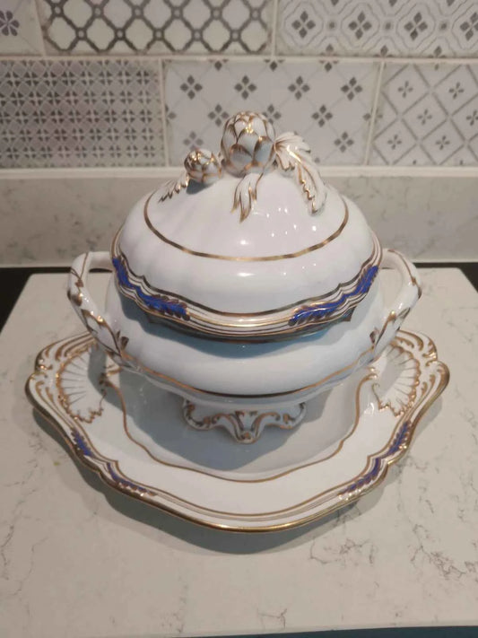Spode Copeland Chancellor Tureen with Underplate - Helsby Vintage