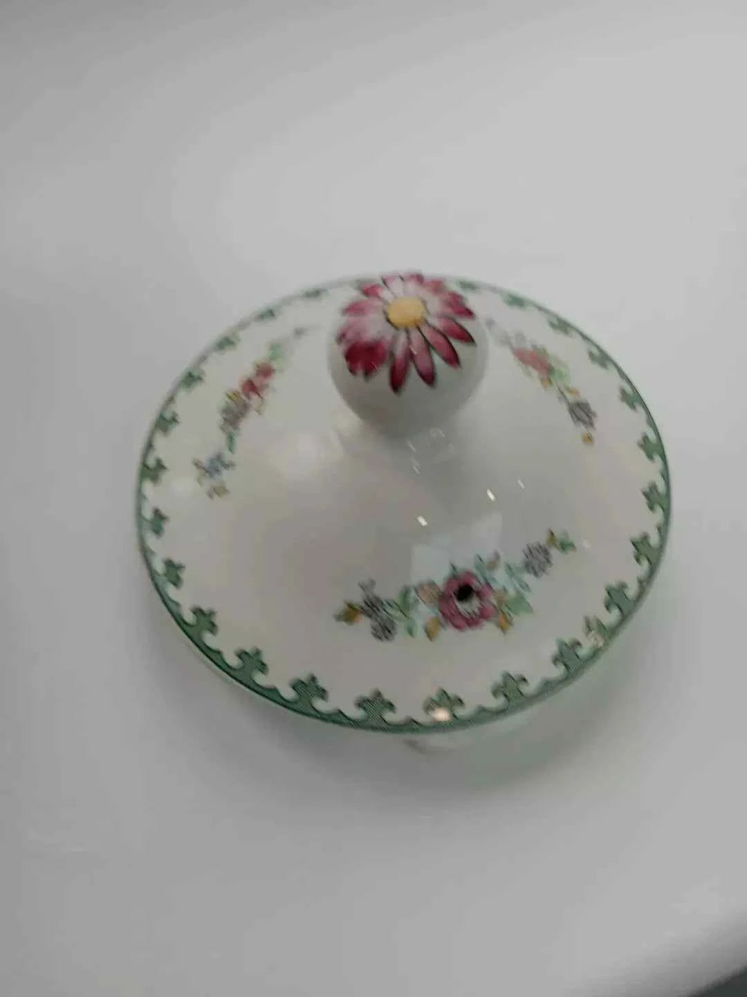 Spode Copeland Vienna Bird Teapot - Vintage Antique Ceramic - Helsby Vintage