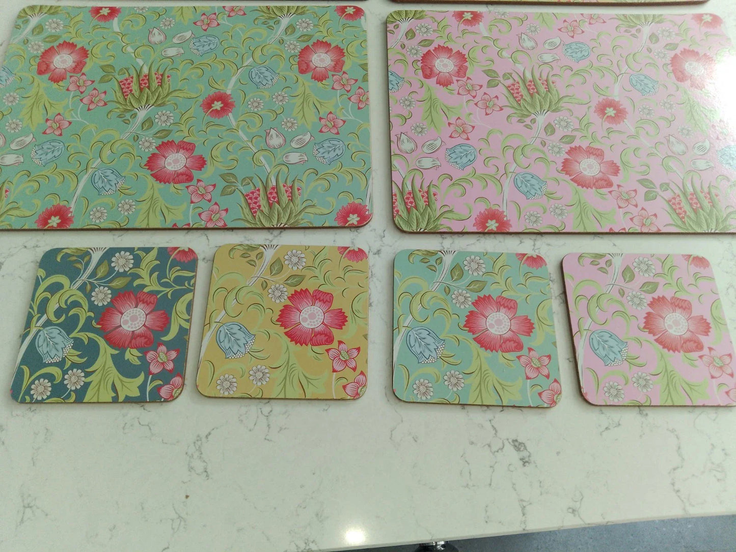 NEW William Morris Standen Set Of 4 Placemats And 4 Coasters - Helsby Vintage