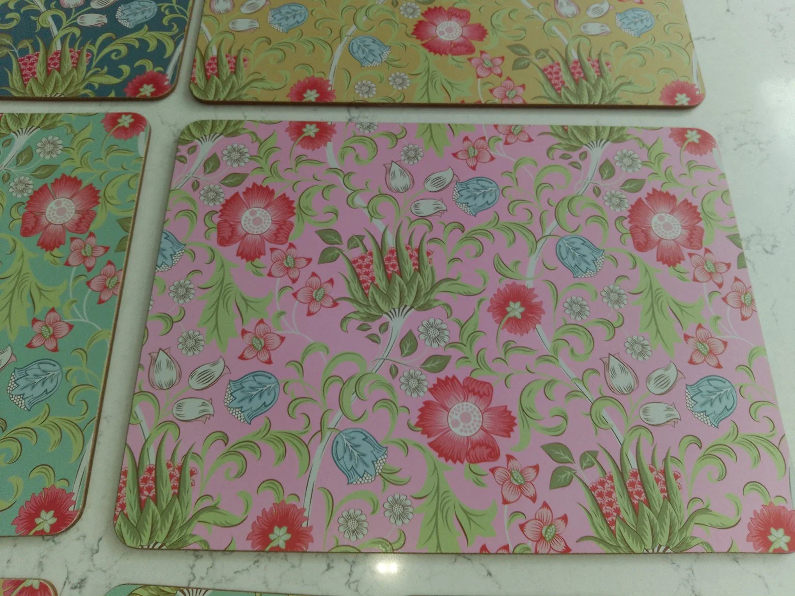 NEW William Morris Standen Set Of 4 Placemats And 4 Coasters - Helsby Vintage