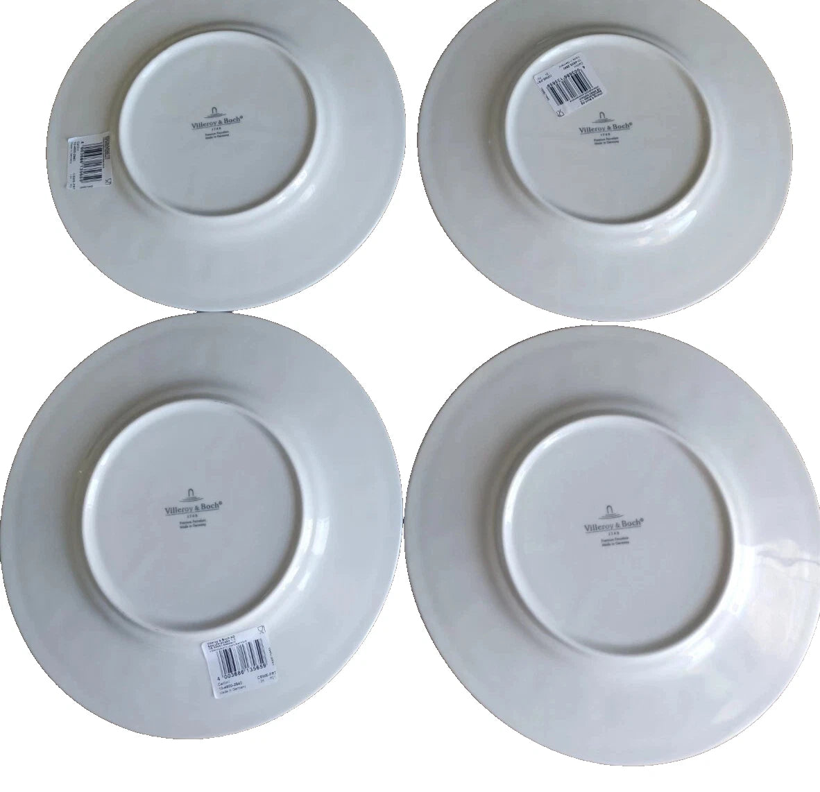 NEW Villeroy & Boch Set Of 4 Cellini Classic Exclusive Collection Salad Plates 22cm - Helsby Vintage