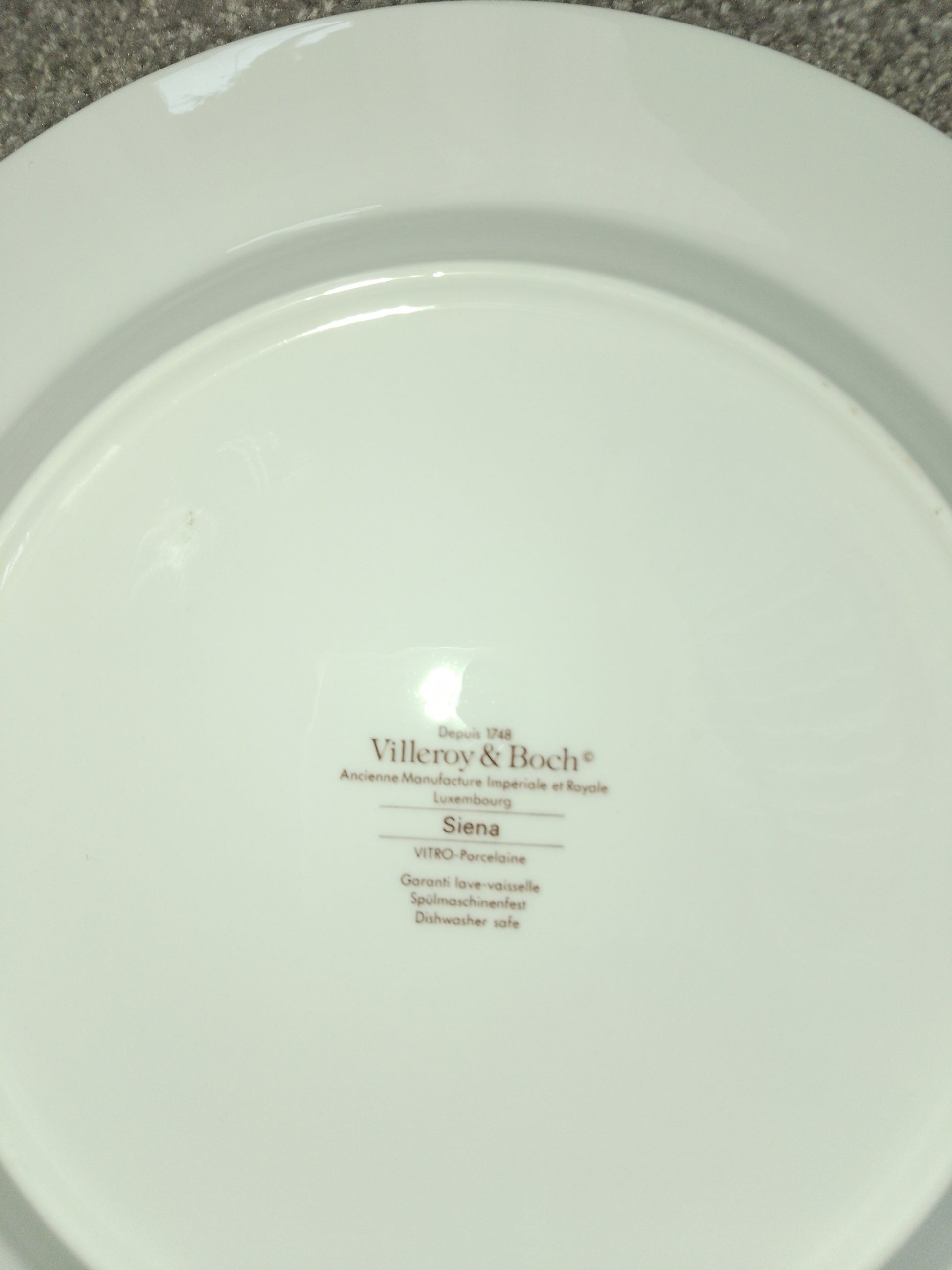 Villeroy And Boch Siena Set Of Four Large Dinner Plates 10.5" - Helsby Vintage