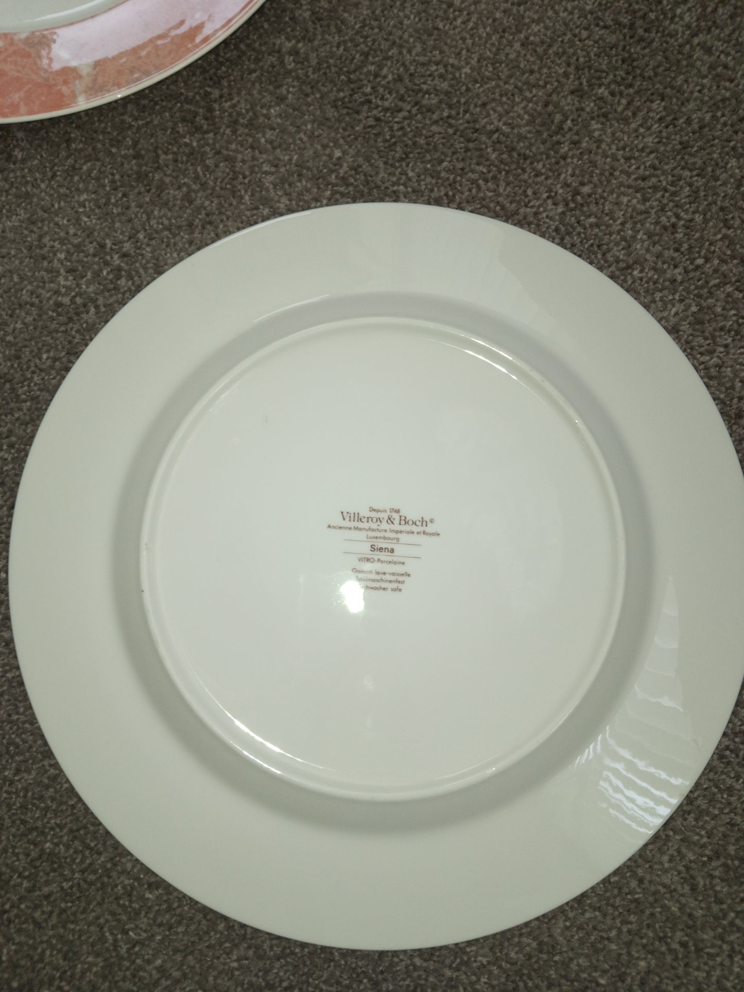 Villeroy And Boch Siena Set Of Four Large Dinner Plates 10.5" - Helsby Vintage