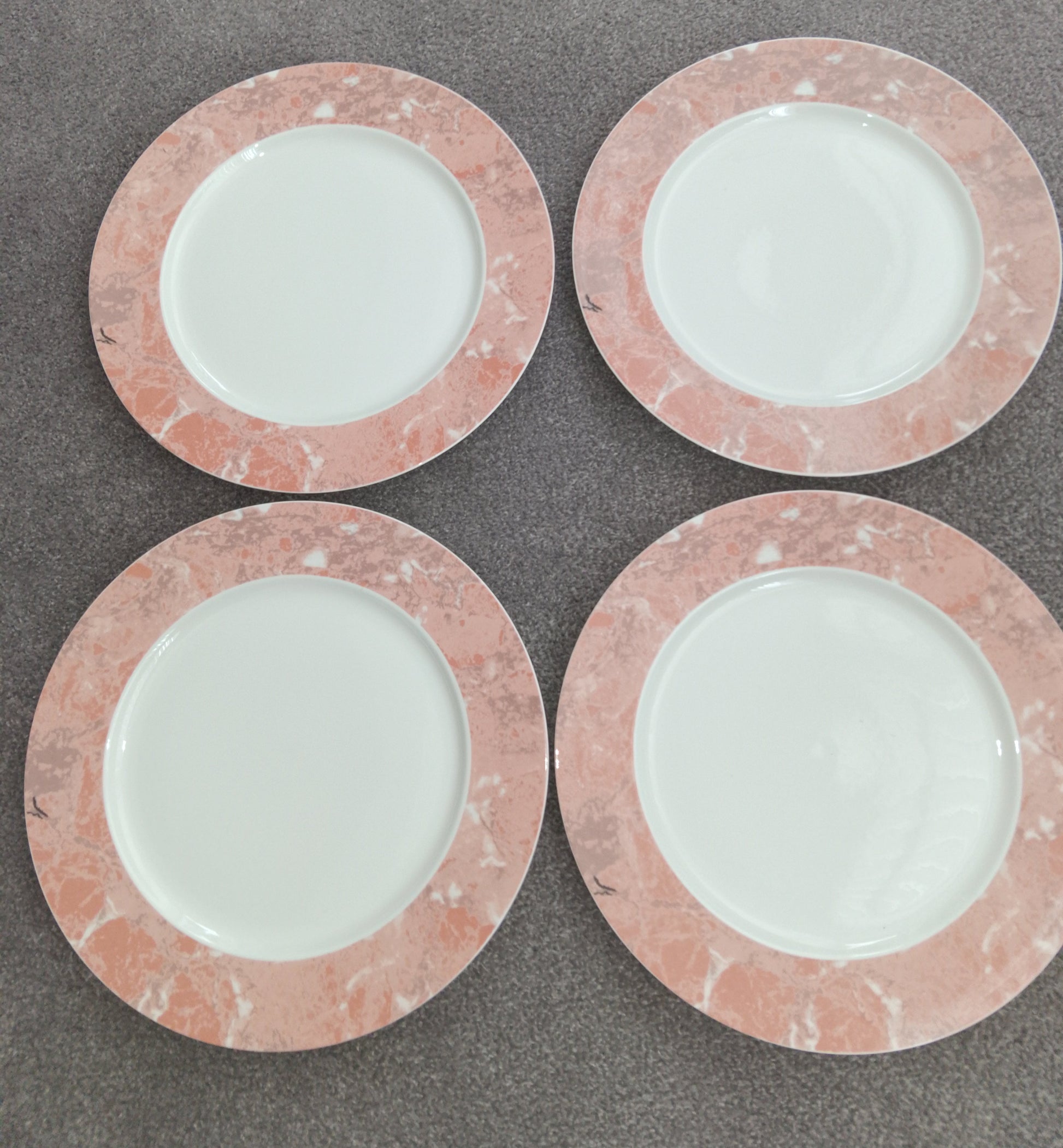Villeroy And Boch Siena Set Of Four Large Dinner Plates 10.5" - Helsby Vintage