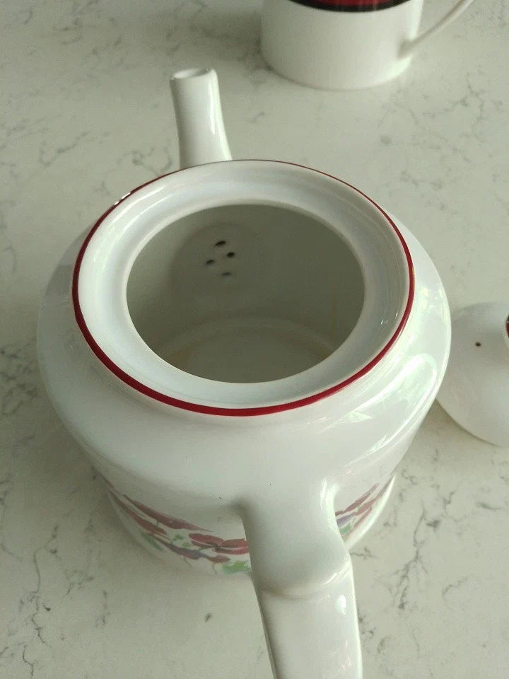 Wade Poppies Teapot, Large, 1980s, 15cm Height, Very Good Condition - Helsby Vintage