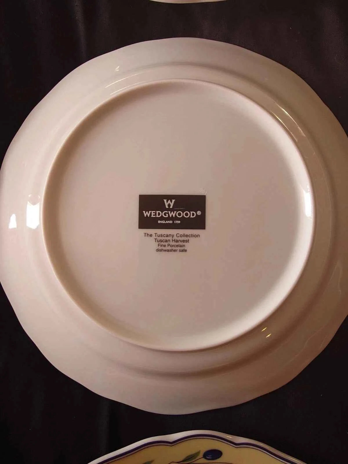 Wedgwood Tuscany Collection 2 x Tuscan Harvest Soup Bowls 8.5 Inch - Helsby Vintage
